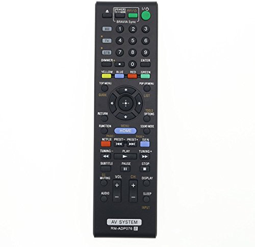 Aurabeam Ersatz Fernbedienung kompatibel mit Sony BDVE370 Receiver/Stereoanlage (Surroundsystem)