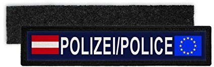 Copytec Namenspatch Polizei Österreich Europa Police Beamter Abzeichen Austria #32061