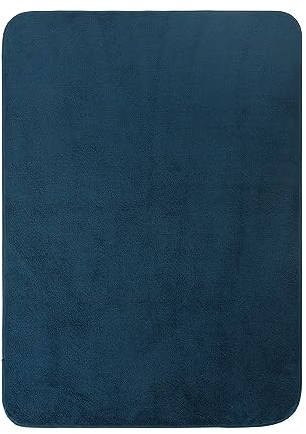 Mountain Warehouse Superweiche Fleece Decke warm Outdoor Camping Blaugrün Einheitsgröße