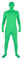 Andoer Disfraz Verde Adulto, Traje verde Chromakey para fotografía, Unisex Disfraz elástico para fotos, vídeos, efectos especiales, festivales, cosplay, carnaval, 160cm