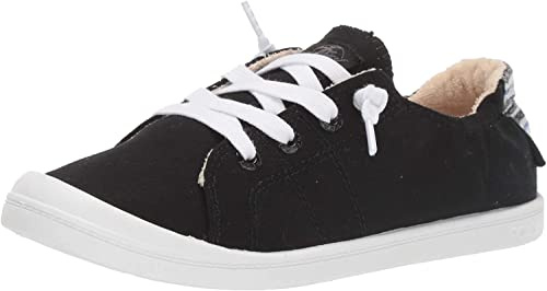 Roxy Damen Rory Slip on Sneaker, Black Fg, 37.5 EU