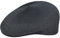 Kangol Tropic Ventair Flatcap 504 Schiebermütze Schirmmütze Herrencap Sommercap Damencap Pepe (S (54-55 cm) - dunkelgrau)