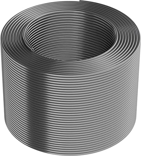 Silikonschlauch 4/6 mm 200 m Grau - Aquarium Teich | Silikon Schlauch auf Rolle, ozonfest, CO2 fest, langlebig, für CO2 Anlage, Dosierpumpe, Luftpumpe, Süßwasser, Meerwasser