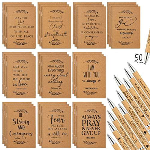 Christliches Geschenk, Notizbücher, Bibelvers, Gebetsjournale, religiös, inspirierendes Notizbuch, Schrift, Sonntagsschule, Mini-Taschen-Notizblock, Bibelkugelschreiber, Kirche, christliche Geschenke