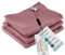 ELEXACLEAN Geschirrtücher Microfaser (3er Set, 68x42 cm, alt-rosa/rosé) saugstark, waschbar bis 60°C, Geschirrhandtücher, Handtücher Küche modern