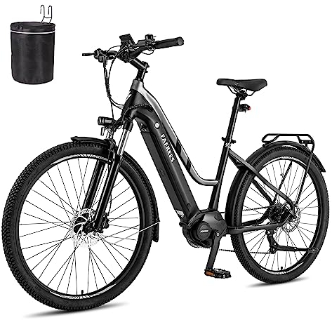 Fafrees FM8 E Bike Damen 27,5 Zoll mit 70N.m Mittelmotor Ananda 14,5Ah Akku, [ Offiziell ] Elektrofahrrad E-Bike Herren für 168-220CM, Ebike 150kg, Elektro Fahrrad Anfahrhilfe 6km/h mit App