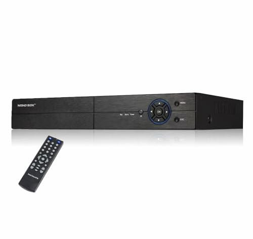 NANO BOX CCTV DVR 5MP Lite 5-in-1 Hybrid Digital Recorder HD BNC Imputs Supports AHD TVI CVI CVBS, Analog Cameras And IP Cameras, Remote Access (8 CH+1TB HDD)