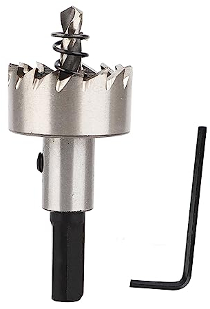 27mm HSS Bohrer Loch Säge Cutter, Heavy Duty Werkzeugsatz für Eisen, Aluminiumlegierung, Kunststoff und Holz, 8mm Schaft