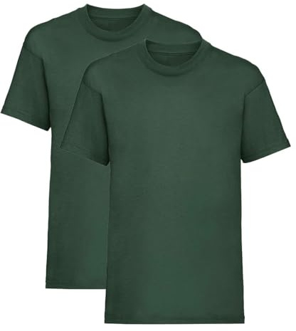 Listers Schoolwear Boys T-Shirt (Pack of 2) 100% Cotton 1-15 Years