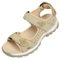 Harssidanzar Sandales de Sport pour Femmes Sandales de randonnée Sandales d'extérieur SL256EU,Beige,Taille 36