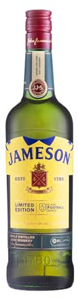 Jameson Irish Whiskey x Portsmouth FC ‘97 Football Limited Edition Bottle, 70cl (Various Clubs Available)