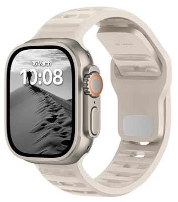 DONEGANI UC1 para Correa Apple Watch Se Ultra 2 40mm 44mm 46mm 42mm 45mm 41mm 38mm 49mm Series 10 9 8 7 6 5 4 3 Mujer Hombre Original Pulsera Strap Luz de Las Estrellas