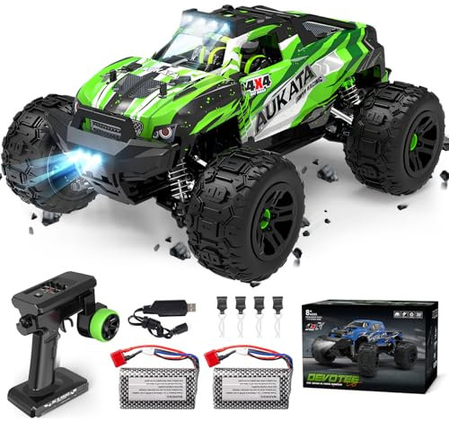 Ferngesteuertes Auto ab 8 10 Jahre, 1/18 RC Auto Offroad, 4WD 36+km/h Remote Control Car, 2,4 GHz All Terrain Wasserdicht Monstertruck Geländewagen Ferngesteuert