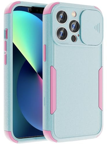 SOOFUN Case for iPhone 13 Pro Max Case Shockproof, for iPhone 13 Pro Max Shockproof Case, Phone Case for iPhone 13 Pro Max Case with Camera Protection, Heavy Duty Cases Slide Lens Protective Cover