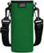Nuovoware Trinkflaschenhalter, Premium Neopren Tragbare Isolierte Trinkflaschenhalter Tasche mit Verstellbarem Schultergurt, Edelstahl, Glas- / Plastikflaschen, Großformat - L, Grün