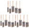 MUXHEL 15PCS Paint Brush Set, Cutting in Paint Brush Angled Paint Brush, Wooden Handle Cutting in Brush for Painting, Walls, Sash, House Trim Sash
