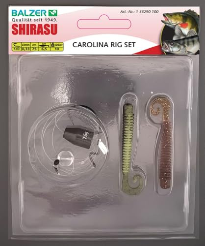 Balzer Ready to Fish Carolina Perch 6,5cm 10g - Carolina Rig, Barschvorfach, Montage zum Barschangeln, Raubfischrig, Finesserig