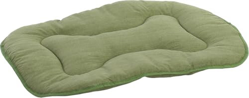 Flamingo Hundekissen - Katzenkissen - Hundekissen oval - Hundekissen kleine Hunde 55 x 39 cm Hundekissen Firenze Dünn Oval Grün
