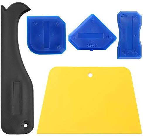 Plastic SEALANT Spreader Scraper KIT Glass Glue Sewing Tool for MOLDING Joints Grouting