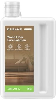 DREAME Liquide Nettoyant Spécifique pour le Soin des Parquets, Compatible avec Robot Aspirateur Matrix10 Ultra, Matrix10 Pro, Nettoyage Efficace et Délicat, Flacon de 1L