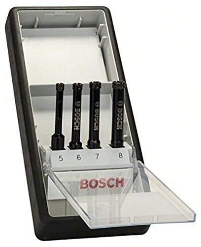 Bosch Accessories Professional 4tlg. Diamant-Bohrer-Set nass Diamond for Hard Ceramics