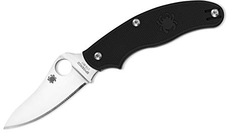 Spyderco C94Pbk3 Unisex – Erwachsene Taschenmesser Uk Pen Knife Drop Black, schwarz, 17,7 cm