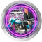 PENDULE NEON JOHNNY HALLYDAY Violet