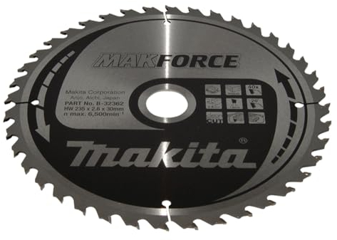 Makita makforce Lame de scie, 235 x 30 mm, 40 dents, B de 32362