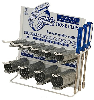 Genuine 1x Jubilee Clip Dispenser With Hose Clip Driver + 100 Clips Tool Work...