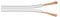 Goobay 67744 Cavo per Altoparlanti 2x0,75mm² CCA a Trefoli / Audio Meterware / Subwoofer / Bianco / 10 m
