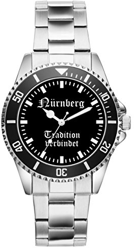 KIESENBERG Nürnberg Geschenk Artikel Idee Fan Uhr 1954