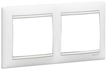 Legrand Valena 774452 - Vl-Placa 2Ele Hor Blanco