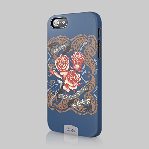 Tirita Phone Case Compatible with iPhone 6 & 6s Hard Cover Western Horses Cactus