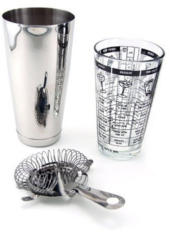 Boston Shaker Set with Cocktail Strainer