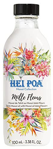 Hei Poa Monoi de tahiti au monoi 1000 fleurs - Le flacon de 100ml