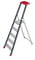 Escalux V22455 Prolux Plus Escabeau Professionnel 5 Marches, Gris
