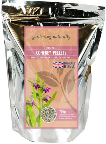 100% Pure Comfrey Pellets Natural Fertiliser and Soil Conditoner for Healthy Crops (750g)