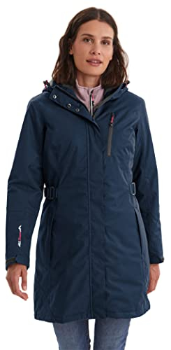 Killtec Damen Funktionsparka Mit Abzippbarer Kapuze Alisi, dunkelnavy, 40, 32730-000