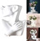 INFILM Nordic Creative Human Head Abstract Ceramics Vase,Modern European Half Body Succulents Flower Plant Flower Pot for Flower Arrangement Home Living Room Decor