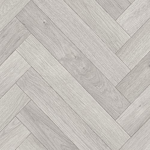 247Floors Parquet Style Magic Vinyl Flooring Realistic 2.8mm Slip Resistant Foam Backed Lino (Light Grey Parquet, 2.5m x 2m / 8ft 2 x 6ft 6)