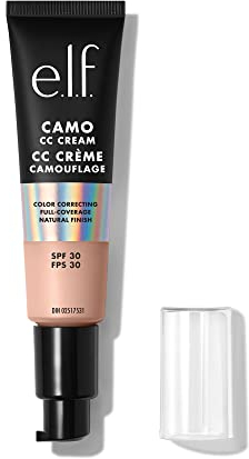e.l.f. Camo CC Cream, Farbkorrigierende Foundation Mit Mittlerer Bis Voller Deckkraft Und LSF 30, Vegan & Tierversuchsfrei, Light 150 C, 30 g