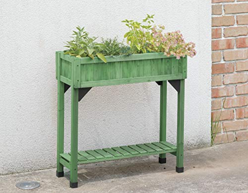VegTrug Herb Planter, Wood, Green