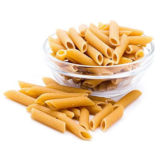 Pasta proteica, penne keto Lineadiet - 7 monoporzioni da 50g di penne chetogeniche - 0 zuccheri, ricche di fibre, 29% di proteine - 350g