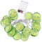 Lemon Slice String Lights, 9.8ft Novelty Lime Slice Fairy String Light Battery Operated, 20 LED Flashing Fruit String Light Indoor Outdoor Lighting Decor for Christmas Wedding Birthday Party Decor