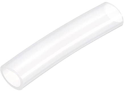 sourcing map 1 Stück PVC Rohr Transparent, OD:25mm, Länge:100mm, Wandstärke:3mm, Rohr Acrylglas Rund StangenstangeFür DIY Bastelarbeiten Lampen Aquarien Architekturmodellbau