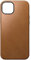 NOMAD Modern Leather Case | für iPhone 15 Plus | Schutzhülle aus Polycarbonat und hochwertigem Echtleder | MagSafe-kompatibel | English Tan