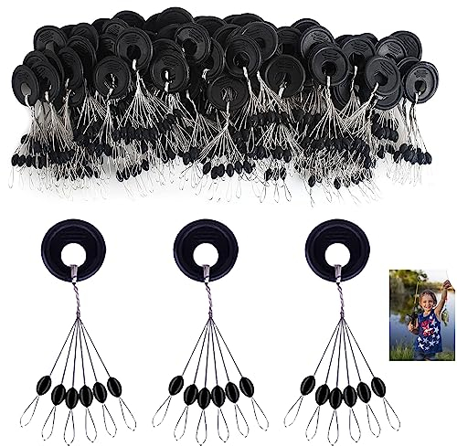 Angeln Silikonstopper,Angeln Bobber Stopper,Angeln Posen Stopper,6 in 1 Gummi Angeln Bobber Stopper,Gummi Angeln Bobber Stopper,Angeln Perlen Stopper,rutschfest Gummiperlen Posen Angeln Angelschnur