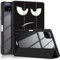 TOPCASE Custodia trasparente PC Backup per Xiaomi Mi Pad 6/6 Pro 11 Pollici 2023 con Supporto Penna a sfera, Ultra Sottile Custodia con Supporto Funzione e Auto-Sonno/Stela,Donttouch