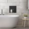 LuxeBath Wandnische aus Edelstahl, 30x30x10 cm, Schwarz, Duschnische, Randlos, Einbauregal, Flexibler Einbau, Befliesbare Nische für Badutensilien, Duschablage, Einzelregal, Lagerung für Badezimmer