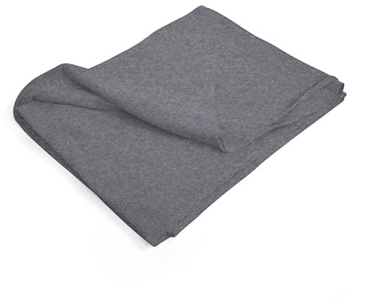 SETEX Premium-Kuscheldecke, 85% Baumwolle/15% Polyester, Decke als Zimmer-Deko, Schlafzimmer-Deko und mehr, 200 x 150 cm große Tagesdecke, Dunkelgrau